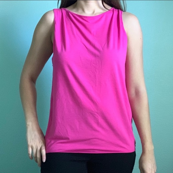 Athleta Tops - Athleta bright pink Essence tank top size Medium